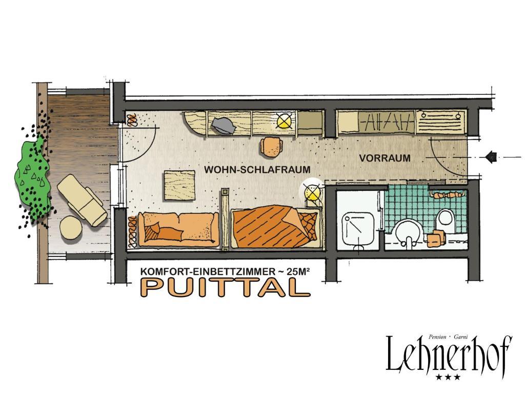 Pension Lehnerhof Leutasch Chambre photo
